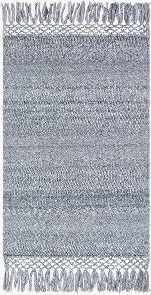 Surya Azalea 2' X 3' Eco-friendly Handmade Rug - Global Style, Unique Texture, And Cozy Home Accent Slate Recycled Pet Yarn Aza2309-23