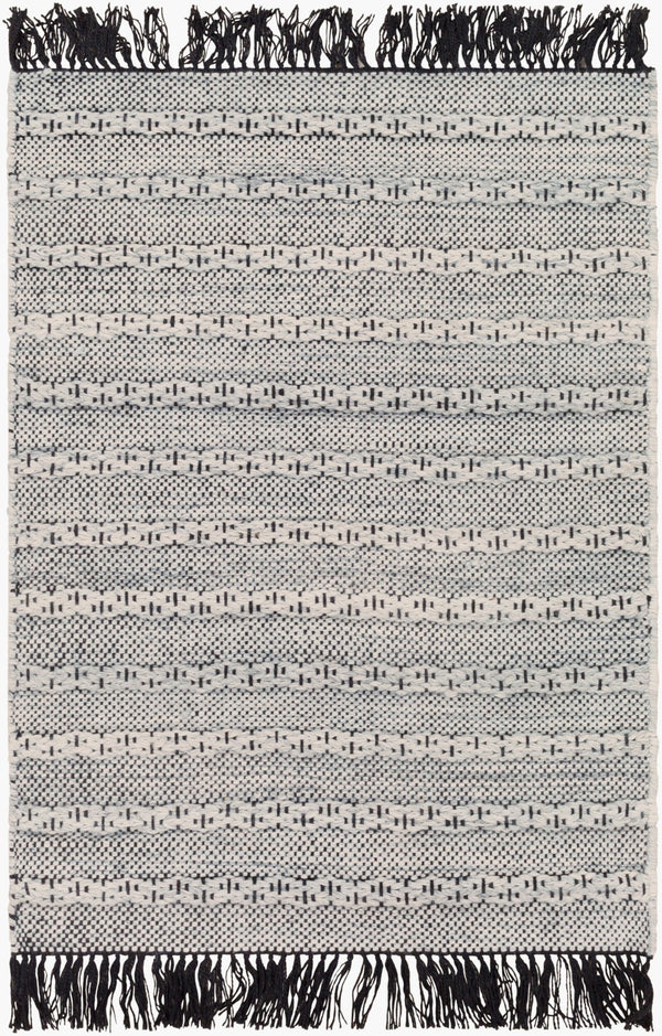 Surya Azalea 2' X 3' Eco-friendly Handmade Rug - Global Style, Unique Texture, And Cozy Home Accent Light Slate Recycled Pet Yarn Aza2310-23