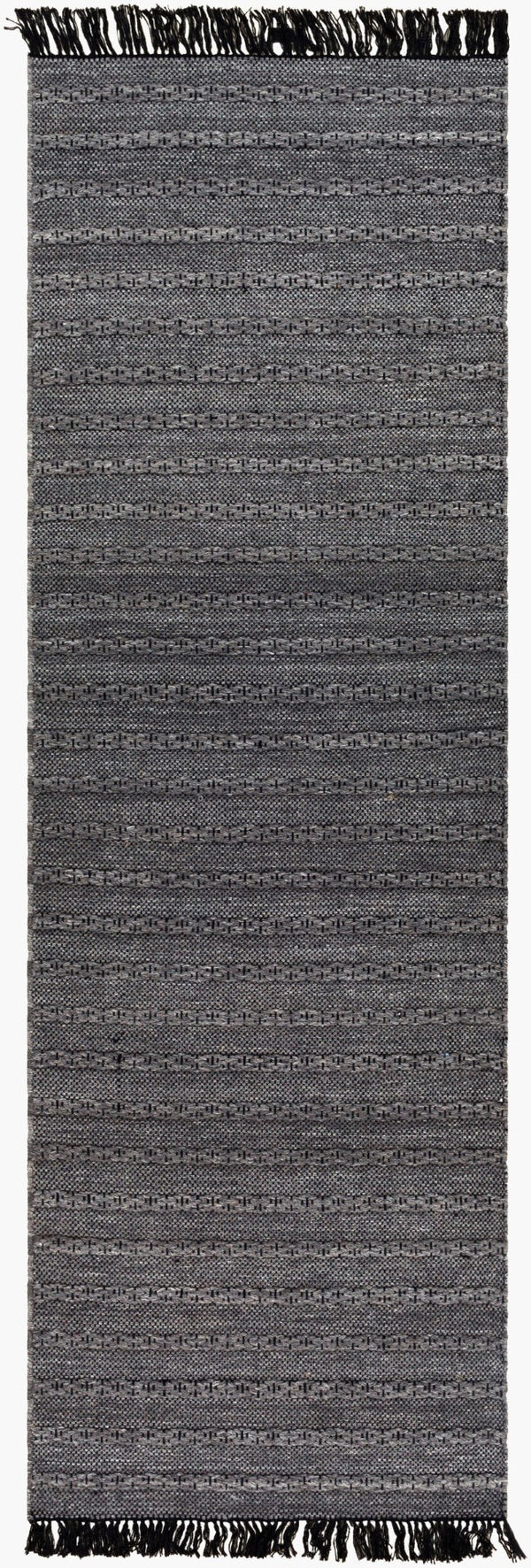 Surya Azalea 2' X 3' Eco-friendly Handmade Rug - Global Style, Unique Texture, And Cozy Home Accent Gray Recycled Pet Yarn Aza2311-268