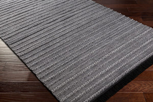 Surya Azalea 2' X 3' Eco-friendly Handmade Rug - Global Style, Unique Texture, And Cozy Home Accent Gray Recycled Pet Yarn Aza2311-576