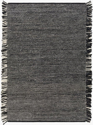 Surya Azalea 2' X 3' Eco-friendly Handmade Rug - Global Style, Unique Texture, And Cozy Home Accent Black Recycled Pet Yarn Aza2312-23