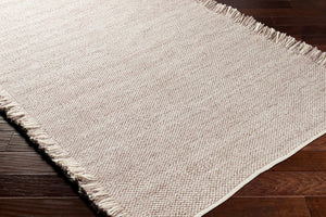 Surya Azalea 2' X 3' Eco-friendly Handmade Rug - Global Style, Unique Texture, And Cozy Home Accent Taupe Recycled Pet Yarn Aza2313-23