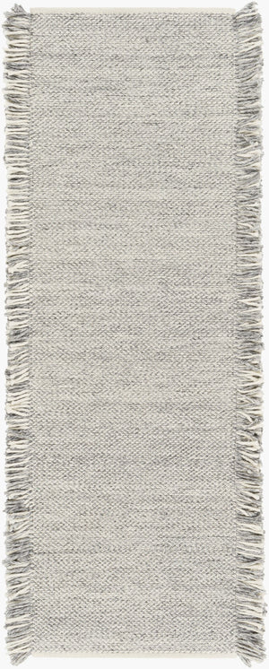 Surya Azalea 2' X 3' Eco-friendly Handmade Rug - Global Style, Unique Texture, And Cozy Home Accent Light Slate Recycled Pet Yarn Aza2314-268