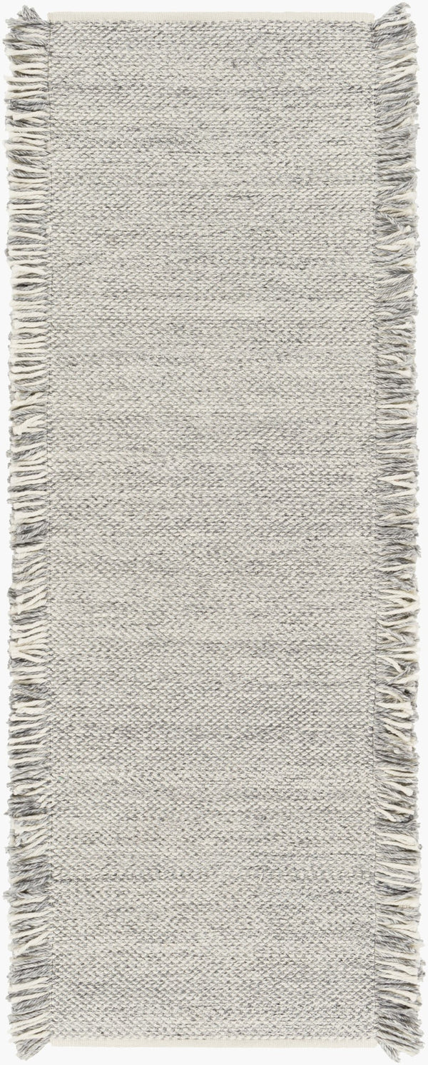 Surya Azalea 2' X 3' Eco-friendly Handmade Rug - Global Style, Unique Texture, And Cozy Home Accent Light Slate Recycled Pet Yarn Aza2314-268
