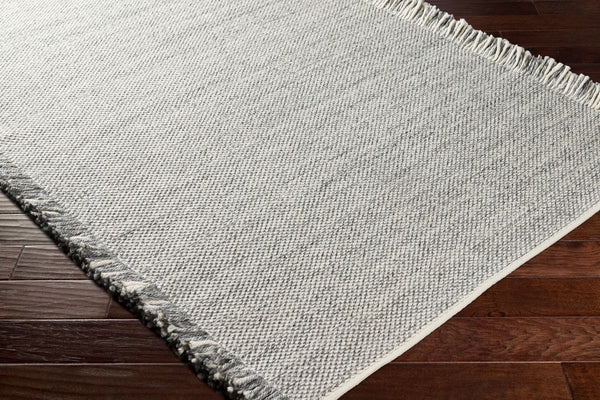 Surya Azalea 2' X 3' Eco-friendly Handmade Rug - Global Style, Unique Texture, And Cozy Home Accent Light Slate Recycled Pet Yarn Aza2314-23