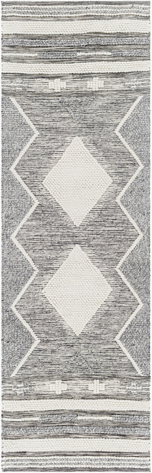 Surya Azalea 2' X 3' Eco-friendly Handmade Rug - Global Style, Unique Texture, And Cozy Home Accent Light Slate Recycled Pet Yarn Aza2317-268