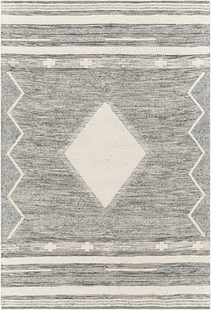 Surya Azalea 2' X 3' Eco-friendly Handmade Rug - Global Style, Unique Texture, And Cozy Home Accent Light Slate Recycled Pet Yarn Aza2317-23