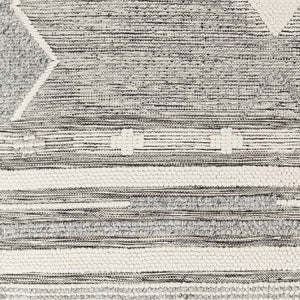 Surya Azalea 2' X 3' Eco-friendly Handmade Rug - Global Style, Unique Texture, And Cozy Home Accent Light Slate Recycled Pet Yarn Aza2317-268