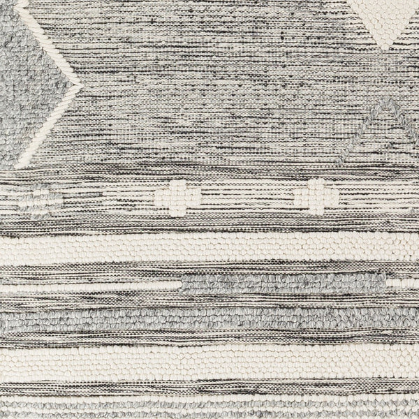 Surya Azalea 2' X 3' Eco-friendly Handmade Rug - Global Style, Unique Texture, And Cozy Home Accent Light Slate Recycled Pet Yarn Aza2317-268