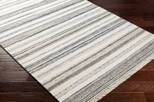 Surya Azalea 2' X 3' Eco-friendly Handmade Rug - Global Style, Unique Texture, And Cozy Home Accent Light Beige Recycled Pet Yarn Aza2319-23