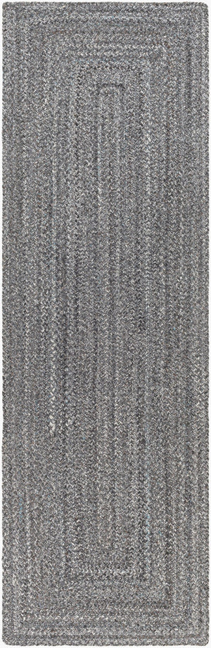 Surya Azalea 2' X 3' Eco-friendly Handmade Rug - Global Style, Unique Texture, And Cozy Home Accent Medium Gray Recycled Pet Yarn Aza2320-268