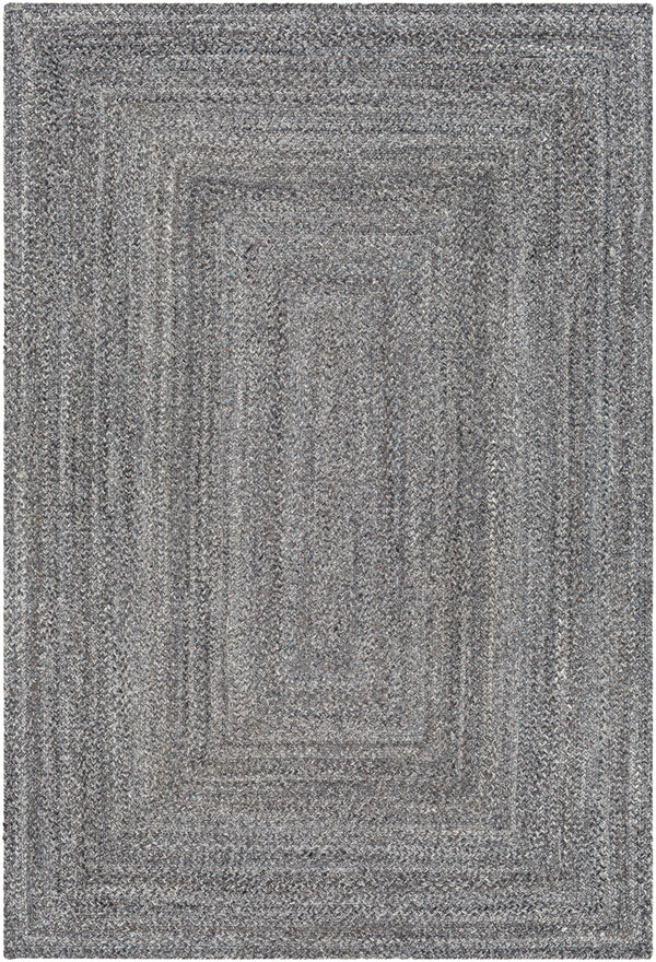 Azalea AZA-2320 12' x 15' Handmade Rug AZA2320-1215  Medium Gray, Light Slate, Black, Dark Brown Surya
