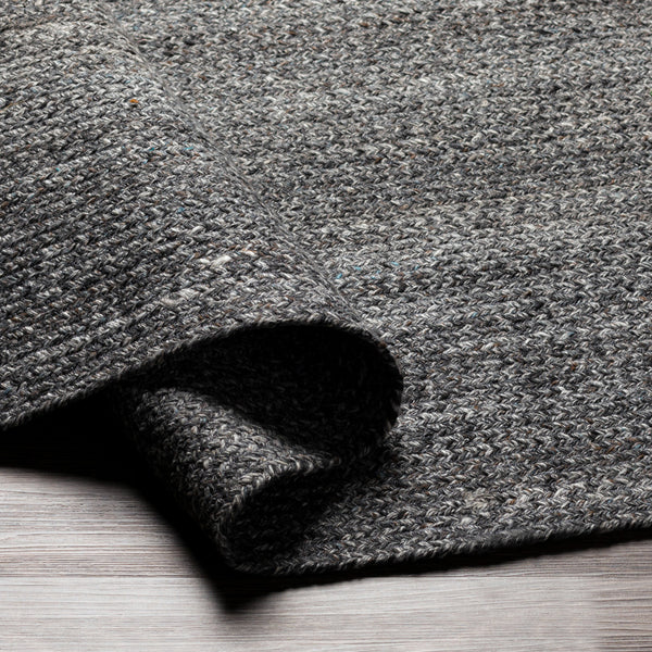 Azalea AZA-2320 12' x 15' Handmade Rug AZA2320-1215  Medium Gray, Light Slate, Black, Dark Brown Surya