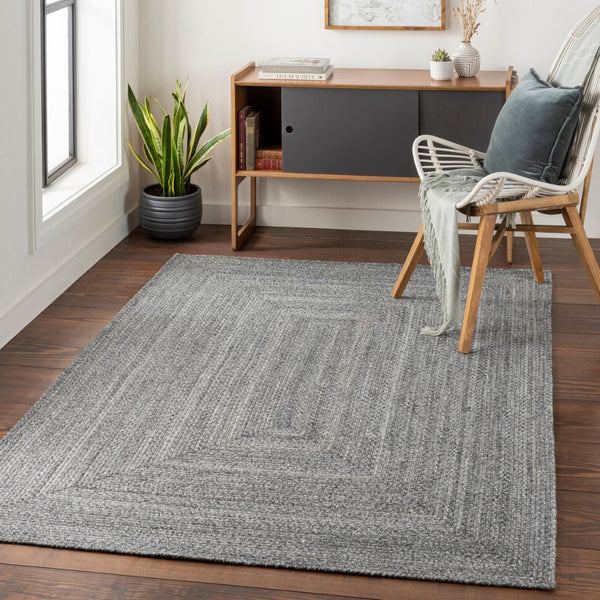 Surya Azalea 2' X 3' Eco-friendly Handmade Rug - Global Style, Unique Texture, And Cozy Home Accent Medium Gray Recycled Pet Yarn Aza2320-268