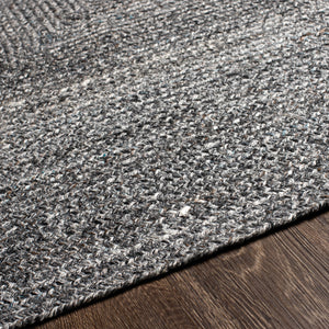 Azalea AZA-2320 12' x 15' Handmade Rug AZA2320-1215  Medium Gray, Light Slate, Black, Dark Brown Surya