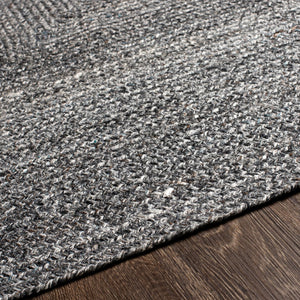 Surya Azalea 2' X 3' Eco-friendly Handmade Rug - Global Style, Unique Texture, And Cozy Home Accent Medium Gray Recycled Pet Yarn Aza2320-268