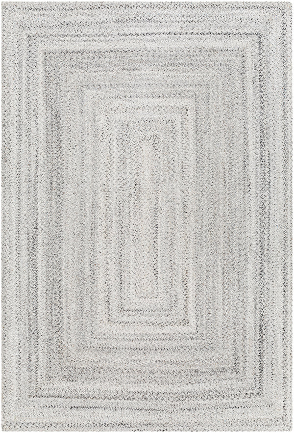 Azalea AZA-2323 12' x 15' Handmade Rug AZA2323-1215  Light Slate, Medium Gray, Black, Cream Surya