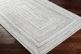 Azalea AZA-2323 12' x 15' Handmade Rug AZA2323-1215  Light Slate, Medium Gray, Black, Cream Surya