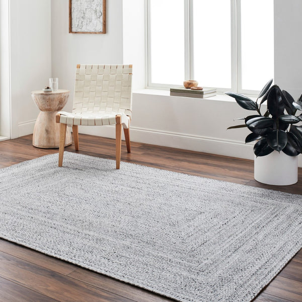 Surya Azalea 2' X 3' Eco-friendly Handmade Rug - Global Style, Unique Texture, And Cozy Home Accent Light Slate Recycled Pet Yarn Aza2323-264