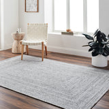 Azalea AZA-2323 12' x 15' Handmade Rug AZA2323-1215  Light Slate, Medium Gray, Black, Cream Surya