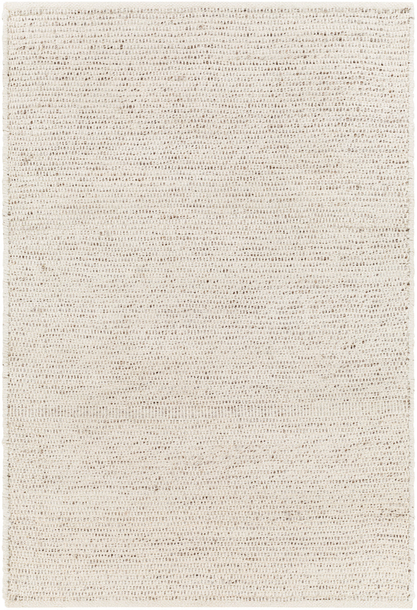 Azalea AZA-2326 5' x 7'6" Handmade Rug AZA2326-576  Light Beige, Black, Light Gray Surya