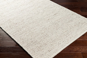 Surya Azalea 2' X 3' Eco-friendly Handmade Rug - Global Style, Unique Texture, And Cozy Home Accent Light Beige Recycled Pet Yarn Aza2326-23