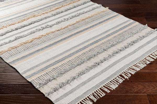 Surya Azalea 2' X 3' Eco-friendly Handmade Rug - Global Style, Unique Texture, And Cozy Home Accent Charcoal Recycled Pet Yarn Aza2329-268