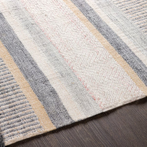 Surya Azalea 2' X 3' Eco-friendly Handmade Rug - Global Style, Unique Texture, And Cozy Home Accent Charcoal Recycled Pet Yarn Aza2329-268