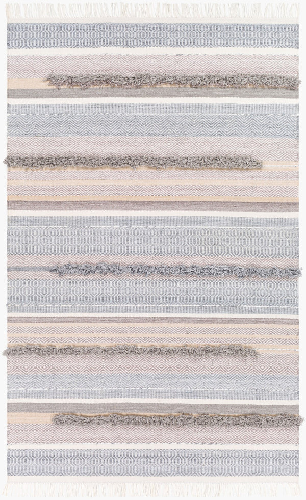 Surya Azalea 2' X 3' Eco-friendly Handmade Rug - Global Style, Unique Texture, And Cozy Home Accent Charcoal Recycled Pet Yarn Aza2330-23
