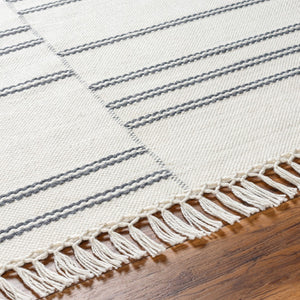 Surya Azalea 2' X 3' Eco-friendly Handmade Rug - Global Style, Unique Texture, And Cozy Home Accent Charcoal Recycled Pet Yarn Aza2332-23