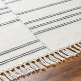 Azalea AZA-2332 8'10" x 12' Handmade Rug AZA2332-81012  Charcoal, Cream Surya