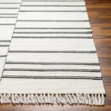 Azalea AZA-2333 8'10" x 12' Handmade Rug AZA2333-81012  Ivory, Black Surya