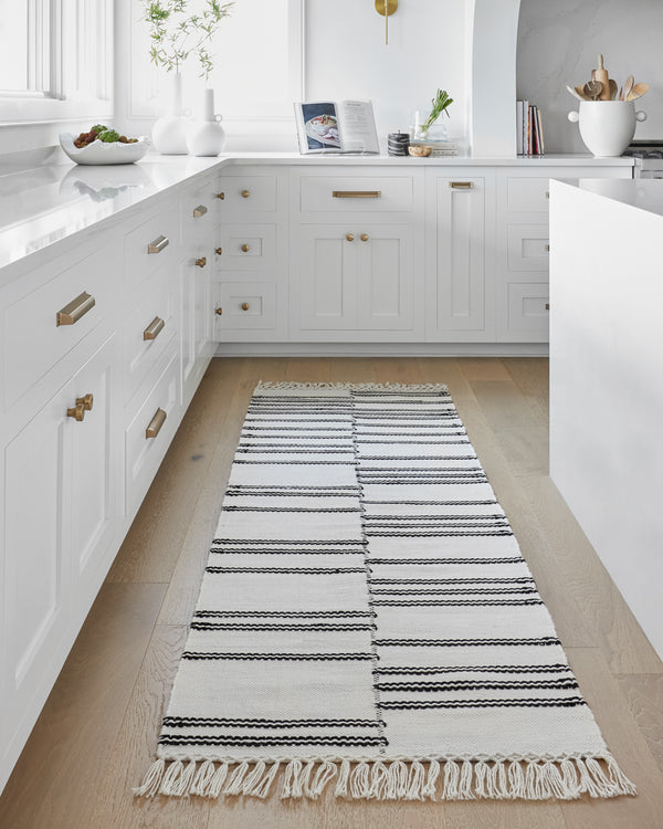 Azalea AZA-2333 8'10" x 12' Handmade Rug AZA2333-81012  Ivory, Black Surya