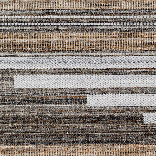 Surya Azalea 2' X 3' Eco-friendly Handmade Rug - Global Style, Unique Texture, And Cozy Home Accent Black Recycled Pet Yarn Aza2334-23