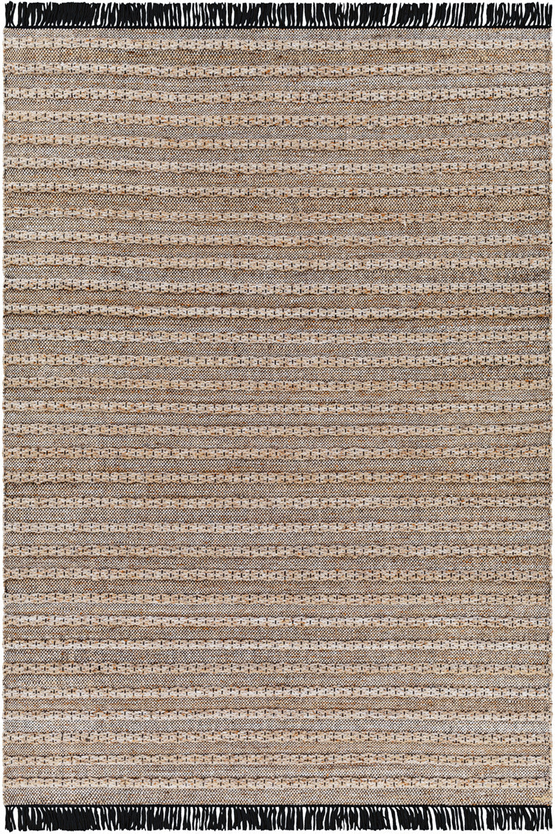 Azalea AZA-2335 8'10" x 12' Handmade Rug AZA2335-81012  Taupe, Brown, Black, Charcoal, Cream Surya