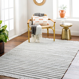 Surya Azalea 2' X 3' Eco-friendly Handmade Rug - Global Style, Unique Texture, And Cozy Home Accent Light Gray Recycled Pet Yarn Aza2336-23