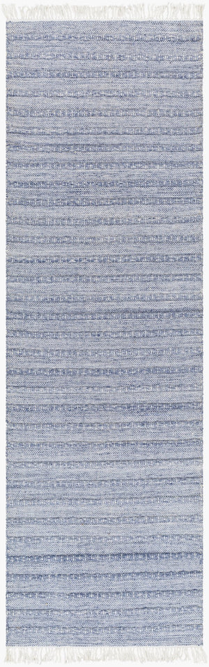 Surya Azalea 2' X 3' Eco-friendly Handmade Rug - Global Style, Unique Texture, And Cozy Home Accent Blue Recycled Pet Yarn Aza2337-268