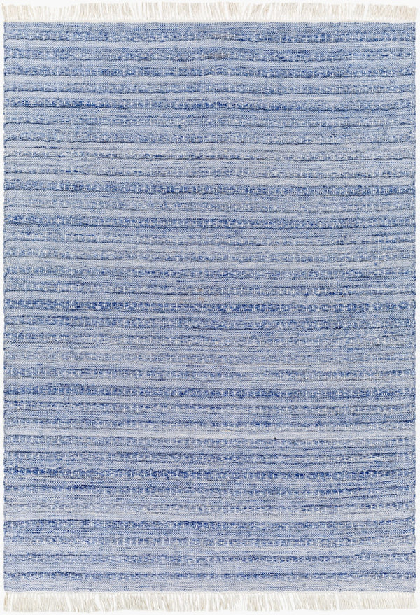 Surya Azalea 2' X 3' Eco-friendly Handmade Rug - Global Style, Unique Texture, And Cozy Home Accent Blue Recycled Pet Yarn Aza2337-23