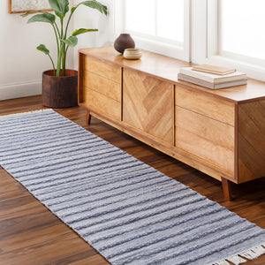 Surya Azalea 2' X 3' Eco-friendly Handmade Rug - Global Style, Unique Texture, And Cozy Home Accent Blue Recycled Pet Yarn Aza2337-268