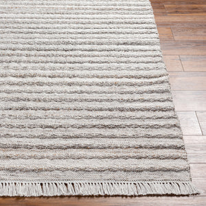 Azalea AZA-2338 8'10" x 12' Handmade Rug AZA2338-81012  Taupe, Ivory, Camel, Dark Brown Surya