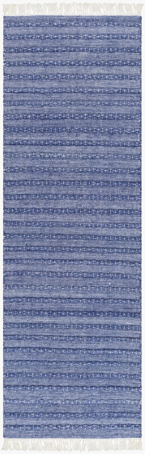 Surya Azalea 2' X 3' Eco-friendly Handmade Rug - Global Style, Unique Texture, And Cozy Home Accent Dark Blue Recycled Pet Yarn Aza2339-268
