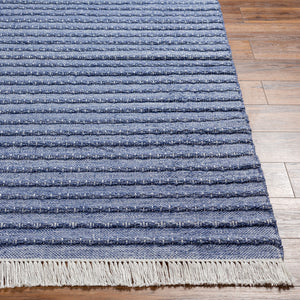 Azalea AZA-2339 8'10" x 12' Handmade Rug AZA2339-81012  Dark Blue, Denim, Ivory, White Surya