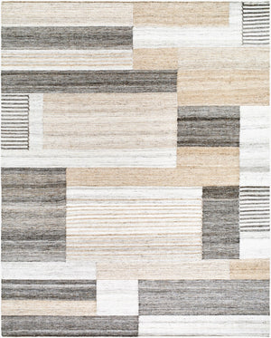 Surya Azalea 2' X 3' Eco-friendly Handmade Rug - Global Style, Unique Texture, And Cozy Home Accent Ivory Recycled Pet Yarn Aza2340-810