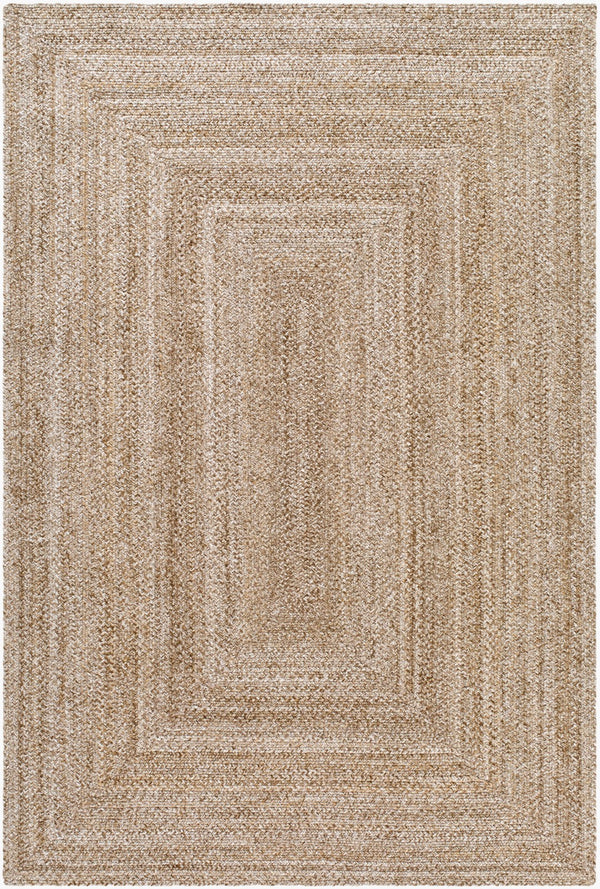 Surya Azalea 2' X 3' Eco-friendly Handmade Rug - Global Style, Unique Texture, And Cozy Home Accent Beige Recycled Pet Yarn Aza2341-8rd