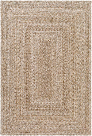 Surya Azalea 2' X 3' Eco-friendly Handmade Rug - Global Style, Unique Texture, And Cozy Home Accent Beige Recycled Pet Yarn Aza2341-810