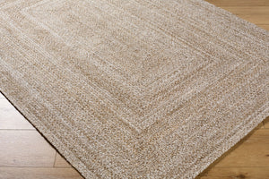 Surya Azalea 2' X 3' Eco-friendly Handmade Rug - Global Style, Unique Texture, And Cozy Home Accent Beige Recycled Pet Yarn Aza2341-8rd