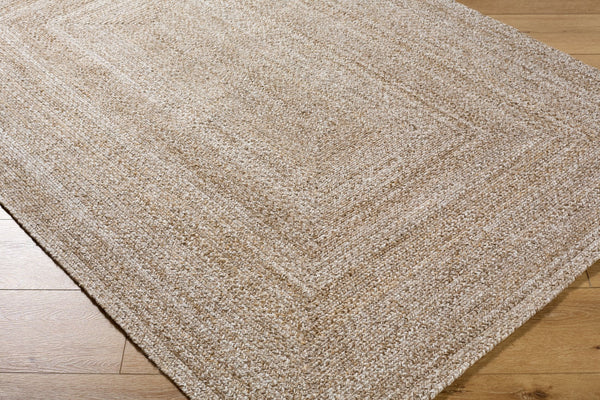 Surya Azalea 2' X 3' Eco-friendly Handmade Rug - Global Style, Unique Texture, And Cozy Home Accent Beige Recycled Pet Yarn Aza2341-8rd