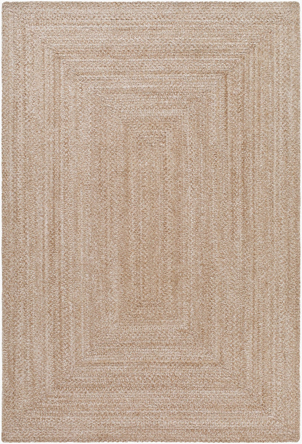 Surya Azalea 2' X 3' Eco-friendly Handmade Rug - Global Style, Unique Texture, And Cozy Home Accent Beige Recycled Pet Yarn Aza2344-810