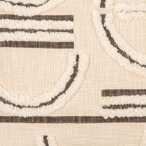 Surya Azibo Bohemian Global-style Accent Pillow 18"L X 18"W - Cozy Cotton Charm For Your Home Décor Charcoal Cotton,Cotton Azb004-2222d