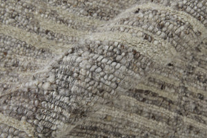 Feizy Rugs Navaro Hand-woven Wool And Viscose Rug - Modern Scandinavian Design For Effortless Style And Warmth Gray,Ivory,Taupe Wool,Viscose Nav8912fgrybrnc50